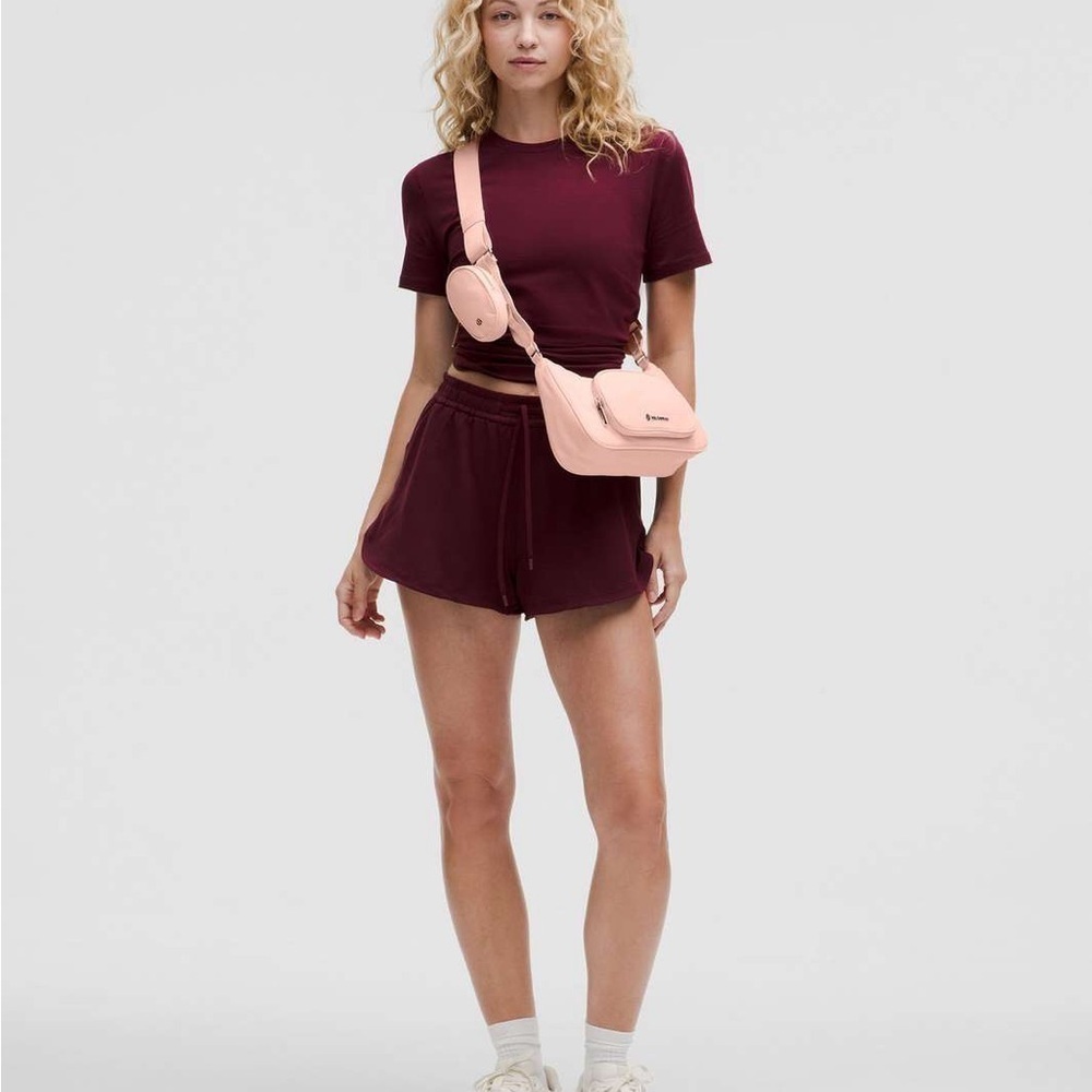 Crossbody Bag with Nano Pouch - Flush Pink